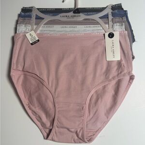 🆕LAURA ASHLEY COTTON SPANDEX PANTIES SZ L